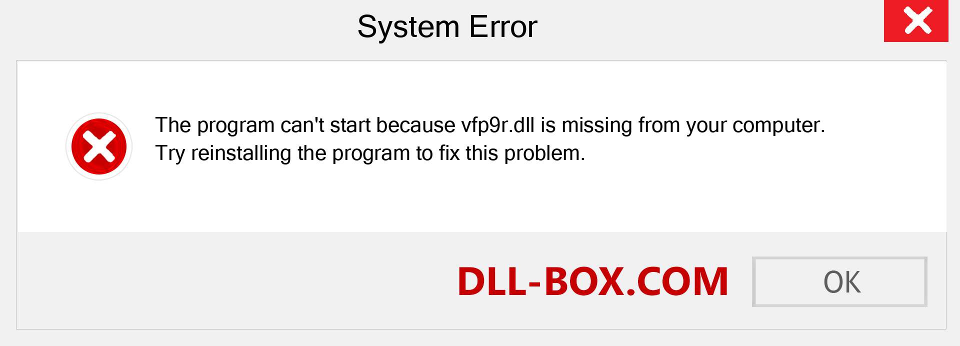  vfp9r.dll file is missing?. Download for Windows 7, 8, 10 - Fix  vfp9r dll Missing Error on Windows, photos, images